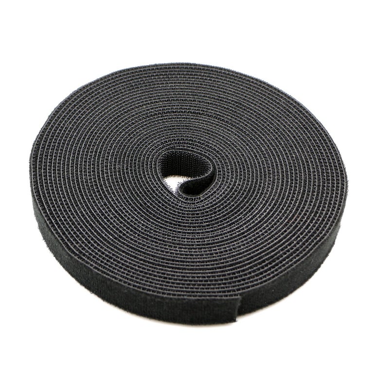 Pasow fastening tape Cable Tie Double Side Nylon Power Wire Management 3/4Inch 1 Roll Hook (10 Yards, Style 1) - Image 1